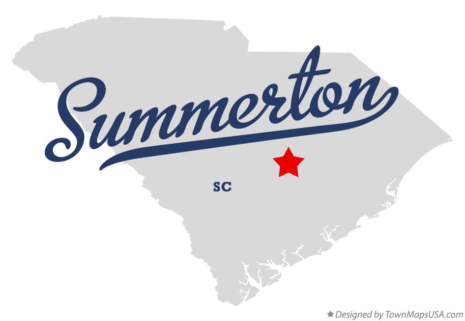 Map of Summerton, SC, South Carolina