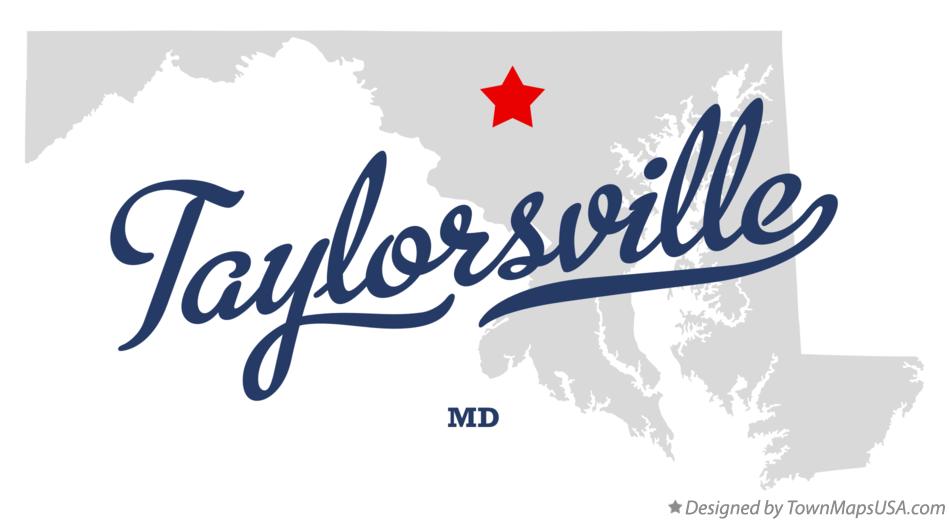 Map of Taylorsville, MD, Maryland