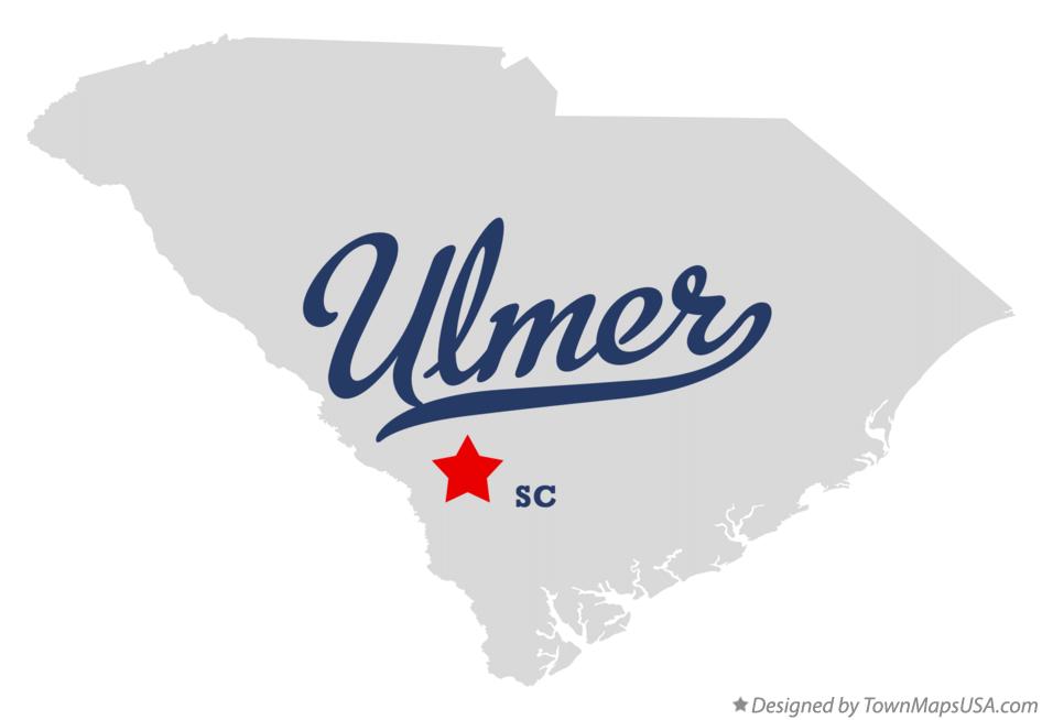 Map of Ulmer, SC, South Carolina
