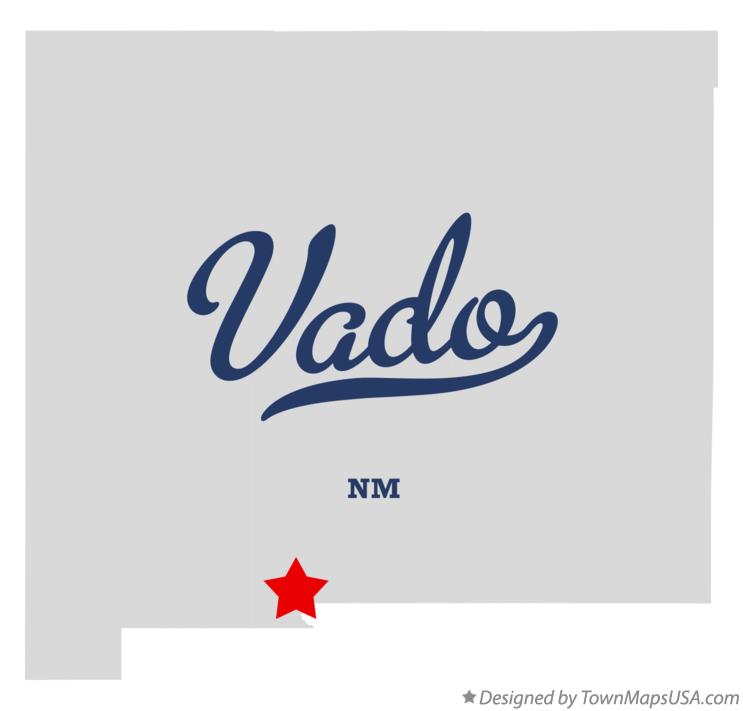 Map of Vado, NM, New Mexico