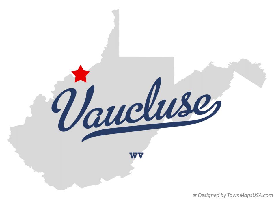 Map of Vaucluse, WV, West Virginia