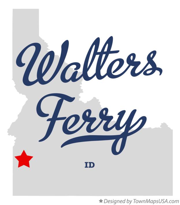 Map of Walters Ferry, ID, Idaho