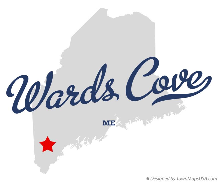 Map of Wards Cove, ME, Maine