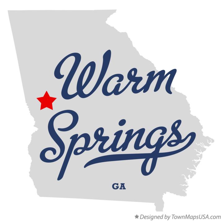Map of Warm Springs, GA,