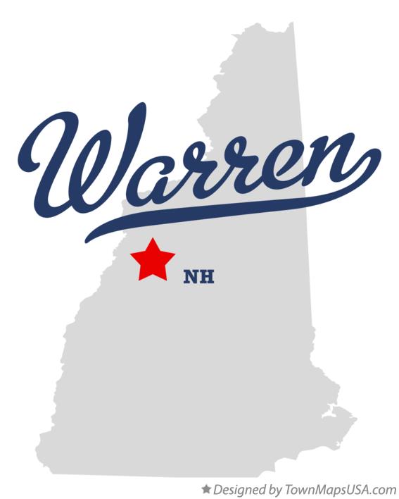 Map of Warren, NH, New Hampshire