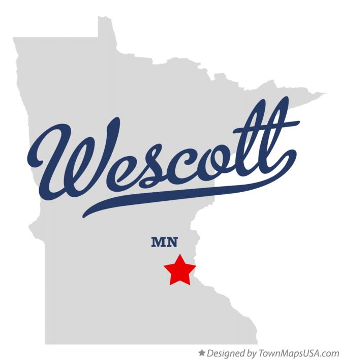 Map of Wescott, MN, Minnesota