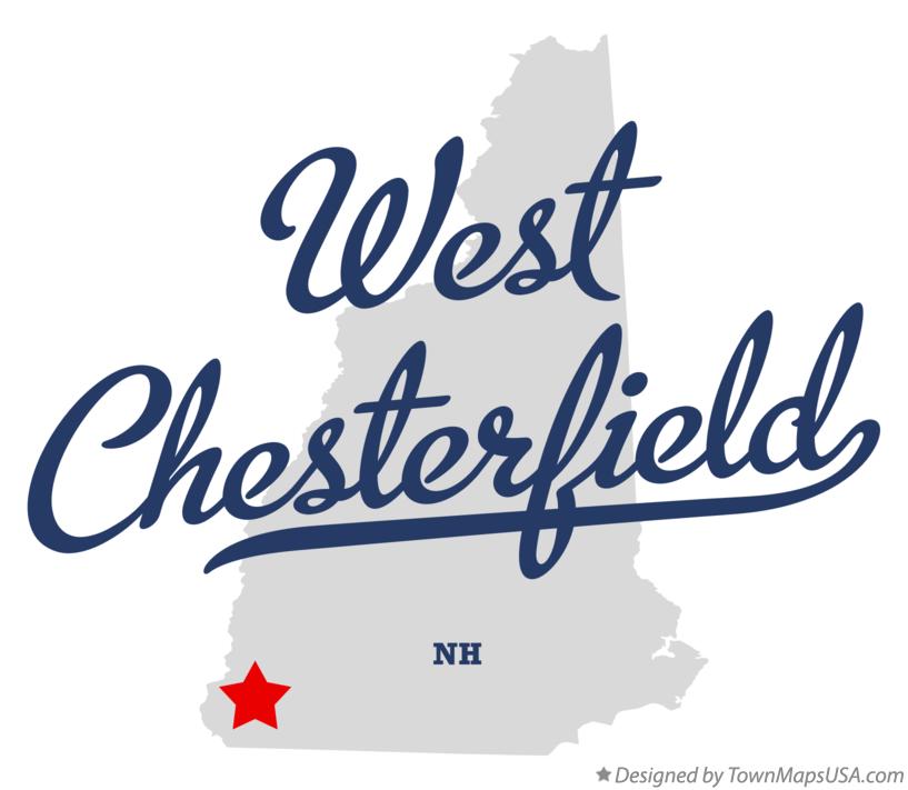 Map of West Chesterfield, NH, New Hampshire