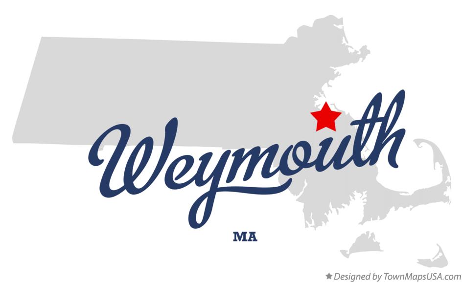 Map of Weymouth, MA, Massachusetts