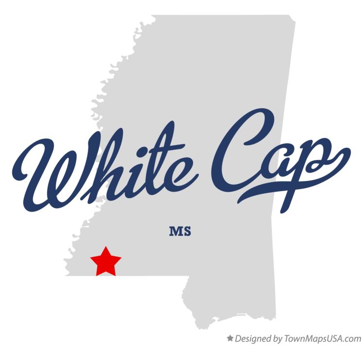 Map of White Cap, MS, Mississippi