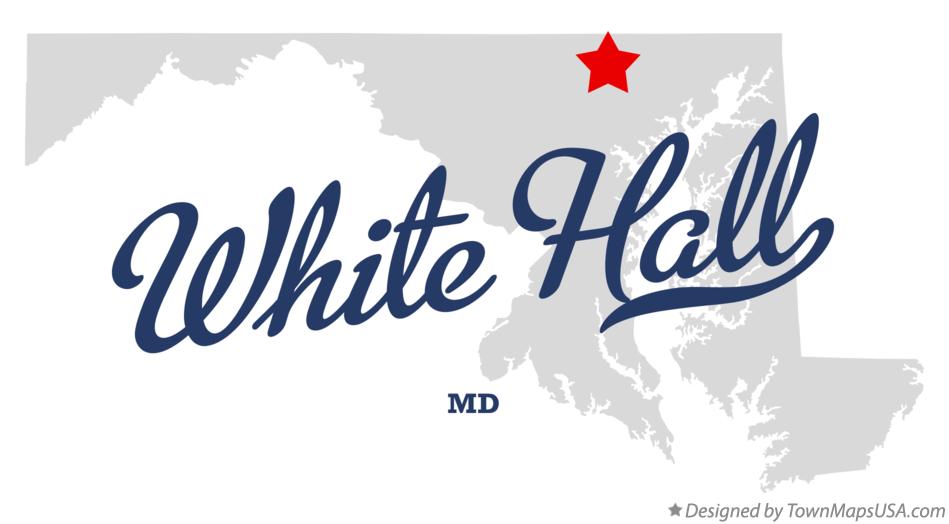 Map of White Hall, MD, Maryland