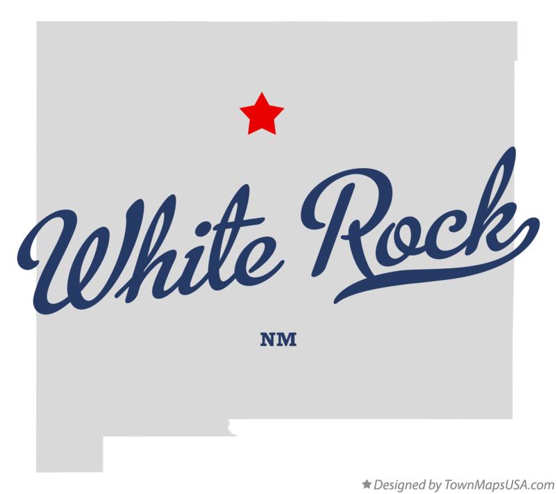 Map of White Rock, NM, New Mexico