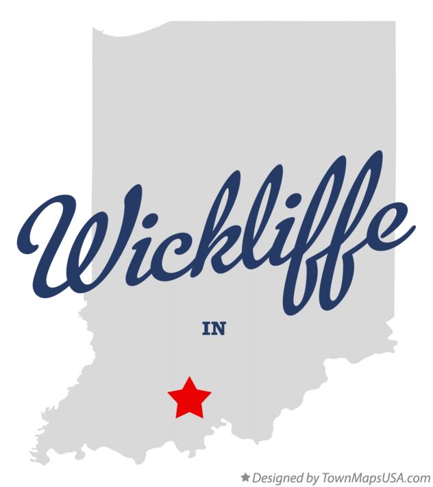 Map of Wickliffe, IN, Indiana