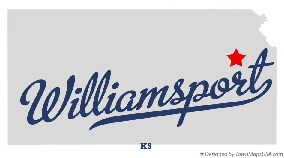 Map of Williamsport, KS, Kansas