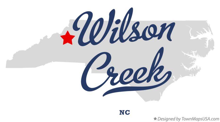 Map of Wilson Creek, NC, North Carolina
