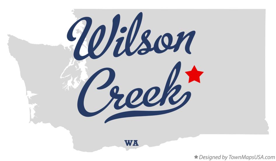 Map of Wilson Creek, WA, Washington