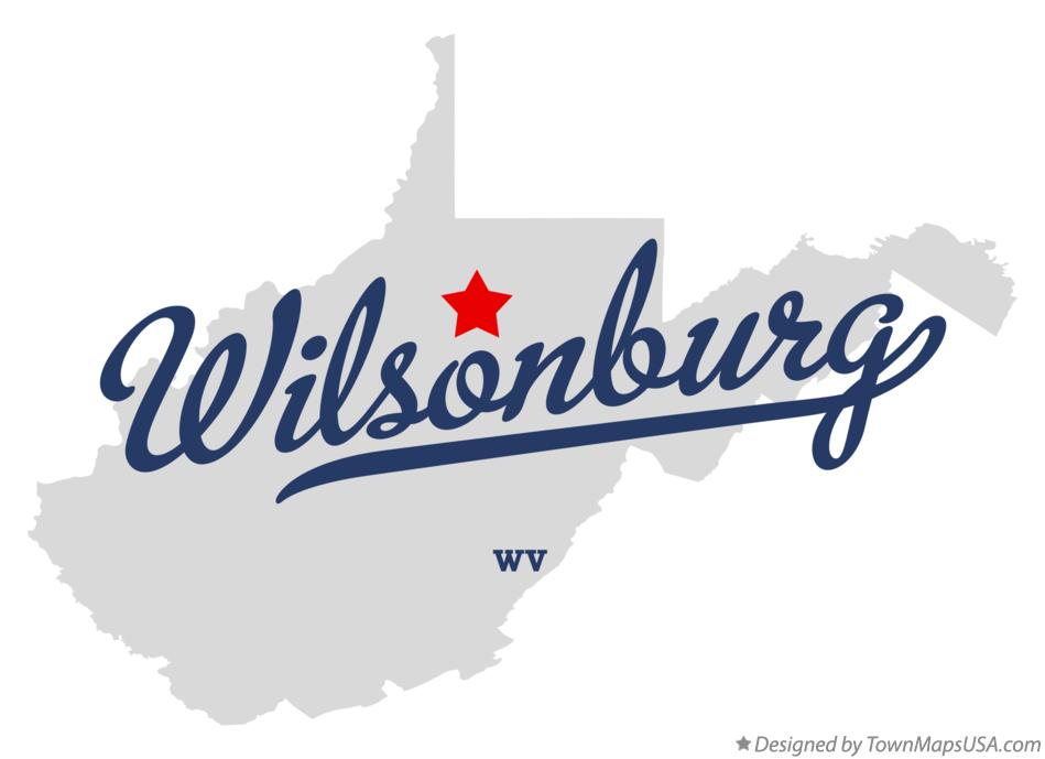 Map of Wilsonburg, WV, West Virginia