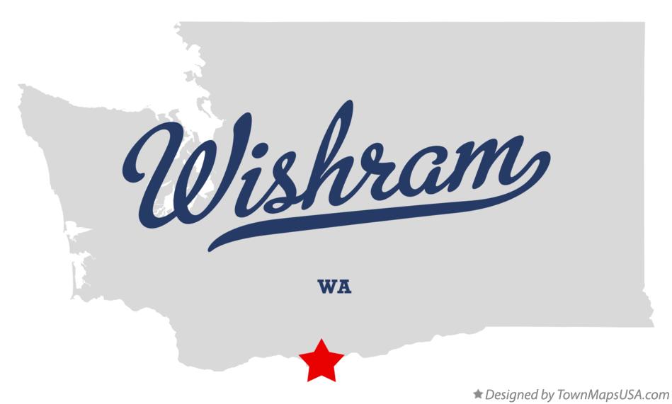 Map of Wishram, WA, Washington