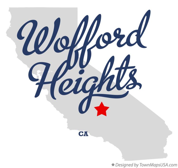 Map of Wofford Heights, CA, California