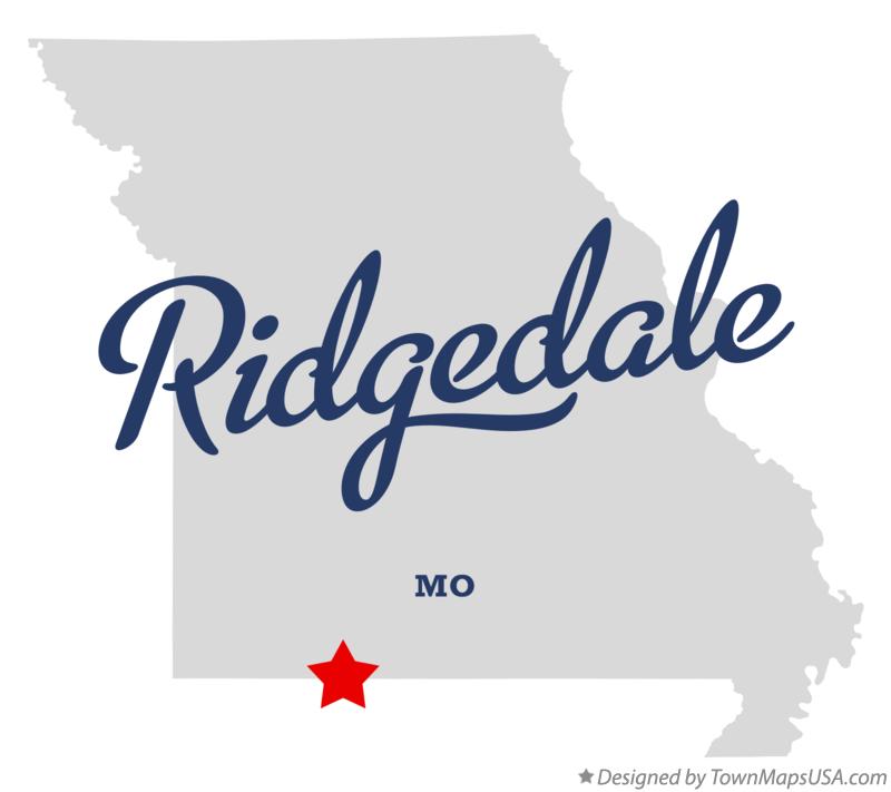 Ridgedale MO Map